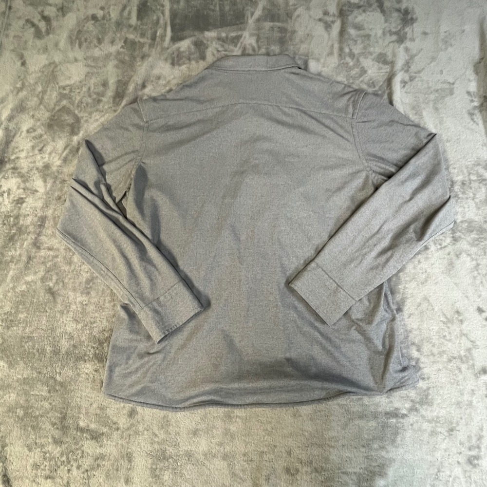 UNTUCKit Button Down Shirt Mens XXL Grey Maximin Grunhaus Coolmax Stretch - Picture 2 of 6